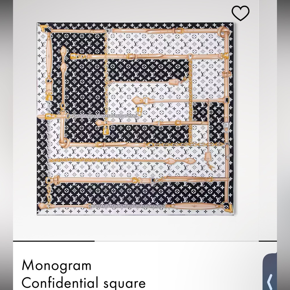 Louis Vuitton Monogram Square Scarf